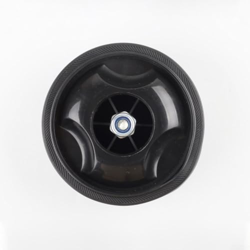 Luftkompressor, schwere Räder, Kompressor, Zoll, stoßdämpfend, leise, rutschfeste Lenkrolle für mobile Luftquintettteile, pneumatisches Zubehör, Werkstattausrüstung (12 mm mit Schrauben) von Gdfnmogo