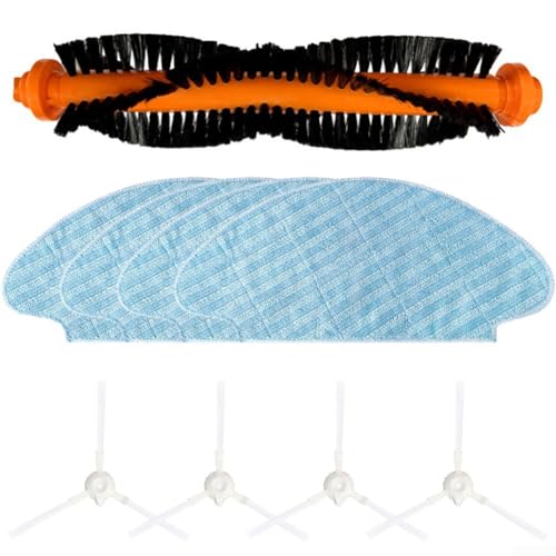 MEDION MD 19601 Saugroboter Ersatzteile Kit Hauptseite Bürste Wischmopp Tuch Reinigung Zubehör Set Ersatzteile (A) von Gdfnmogo