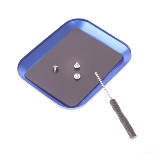 Magnetische Geräteablage aus Aluminium mit starkem Magnet für Schrauben, Muttern, Bolzen, Kleinteilehalter plus Werkstatt-Organizer, Mechaniker-Reparaturschale und Schraubenfänger für Matte (blau) Magnetische Geräteablage aus Aluminium mit starkem Magnet für Schrauben, Muttern, Bolzen, Kleinteilehalter plus Werkstatt-Organizer, Mechaniker-Reparaturschale und Schraubenfänger für Matte (blau) von Gdfnmogo