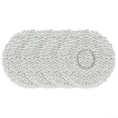 Mikrofaser-Wischtuch-Ersatzteile, kompatibel mit Deebot N30 für Omni Roboter-Staubsauger, Zubehör für effiziente Bodenreinigung, 4 Stück Mikrofaser-Wischtuch-Ersatzteile, kompatibel mit Deebot N30 für Omni Roboter-Staubsauger, Zubehör für effiziente Bodenreinigung, 4 Stück von Gdfnmogo