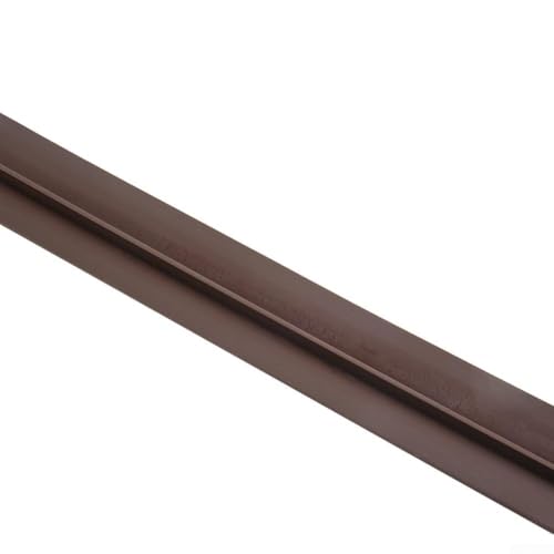 PVC-Tür-Zugluftstopper, Dichtungsstreifen, 90 cm x 36 mm, wetterfest, unter der Tür, Bodenspalt für Schiebetüren, Schränke und Schränke (braun) von Gdfnmogo