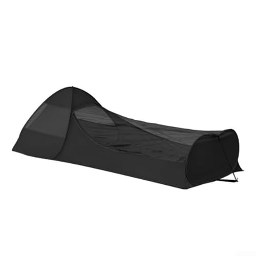 Popup Outdoor Zelt-Schlafsack für Camping, leicht und tragbar, schnelle Einrichtung für den Genuss der Natur (schwarz) von Gdfnmogo
