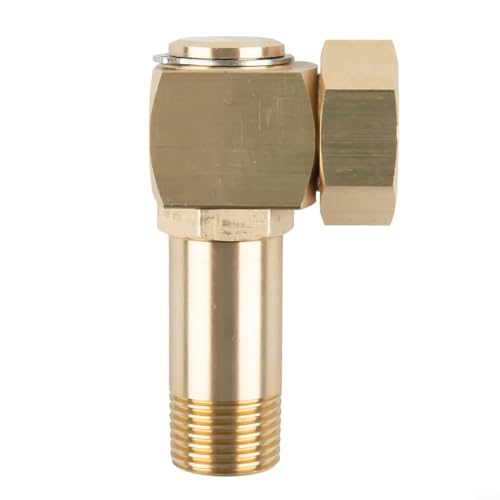 Premium Messing Schwenkschlauch Verbinder Garten Wasserrohr Adapter Ersatzteile Fitting für Rasenbewässerungssystem Gartenschlauch Adapter von Gdfnmogo