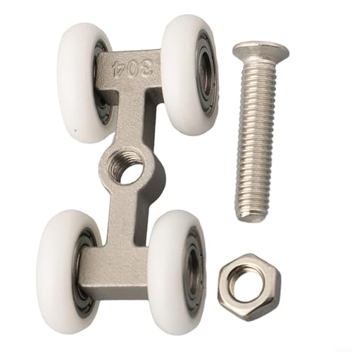 Professionelle Schiebetürrolle mit Edelstahl-Rädern zum Aufhängen für lange Lebensdauer (1 Stück) von Gdfnmogo