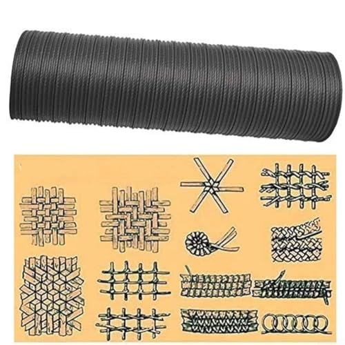 Reparatur-Set aus Korbgeflecht für effektives Rattan, für Möbelrestaurierung und Heimwerker-Anwendungen, 3,6 m, Grau von Gdfnmogo