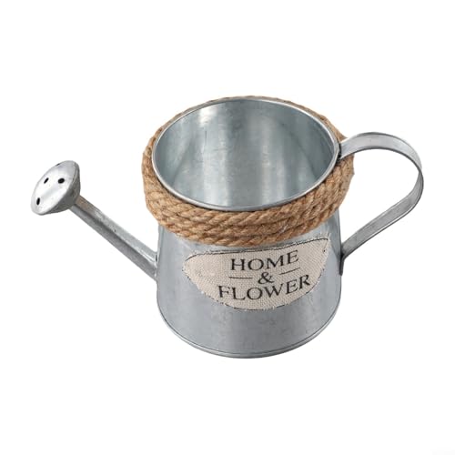 Retro-Gießkanne aus Eisen, Gartensprinkler-Topf, Metall-Blumenvase, dekorativer Behälter, mit Vintage-Buchstaben-Design, für Zuhause, Garten, Pflanzenpflege (Poster) von Gdfnmogo
