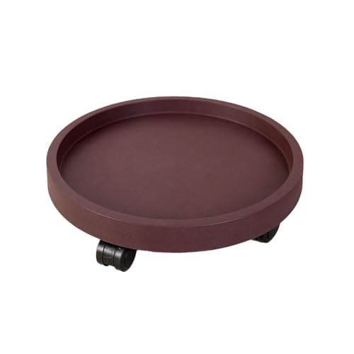 Robuster Pflanzenroller auf Rädern, perfekt für große Töpfe und Blumenarrangements (Curry-Farbe) von Gdfnmogo