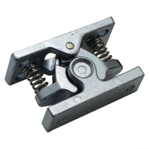 Robuster gefederter Türstopper, mit Doppelrollenriegel, Zinklegierung, 304 Edelstahl, sicherer Halt, für Wohnwagen, Boot, Wohnmobil, Zuhause, 65 x 42 mm (Zinklegierung) von Gdfnmogo
