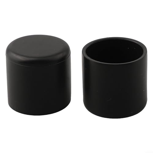 Runde Bodenschoner für Möbelbeine, Gummi-Pads für Stühle und Tische, um Bodenflecken zu verhindern (schwarz, 25 mm) von Gdfnmogo