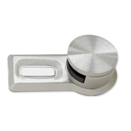 Runde Glasklemme aus Zinklegierung, Spiegel-Clip, Wandhalterung, Edelstahl, Baroom oder Küchenregalstütze für 4–7 mm Glas, rostfreie Glashalterung für sichere und stabile Installation zu Hause von Gdfnmogo