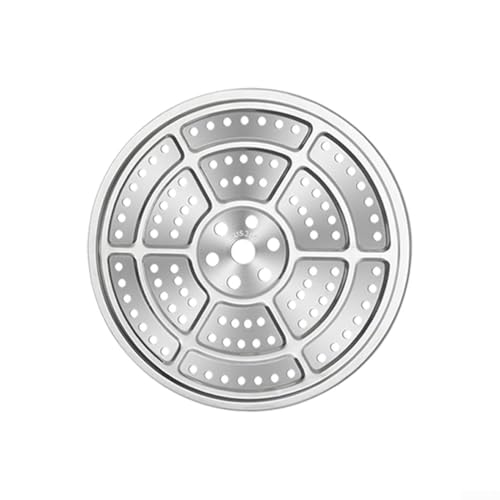 Rundes Dampfgarer aus 304 Edelstahl, perfekt zum Kochen und Backen (23,7 cm) von Gdfnmogo