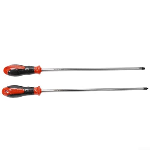 Schraubendreher-Werkzeug, 30,5 cm lang, magnetischer Kopf für Kreuz- und Schlitzschrauben (2-teiliges Set) von Gdfnmogo