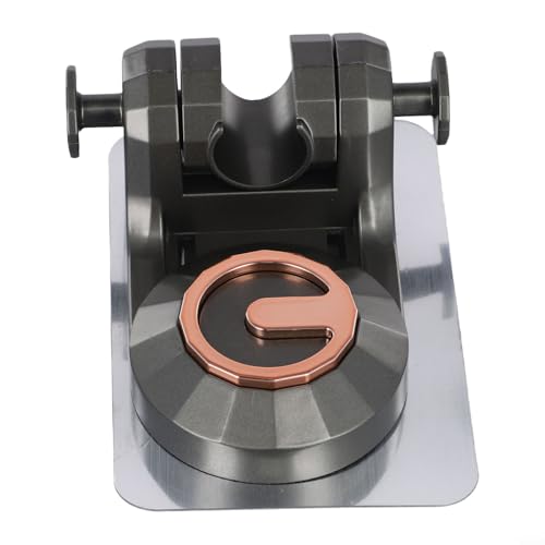 Selbstklebende, verstellbare Handbrause, Wandhalterung für Badezimmer, mit starker Haftung und vielseitiger Kompatibilität (grau) von Gdfnmogo