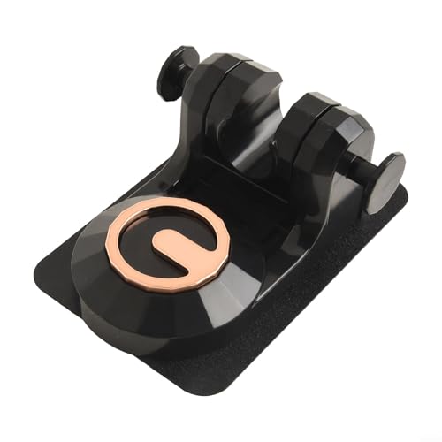 Selbstklebende, verstellbare Handbrause, Wandhalterung für Badezimmer, mit starker Haftung und vielseitiger Kompatibilität (schwarz) von Gdfnmogo