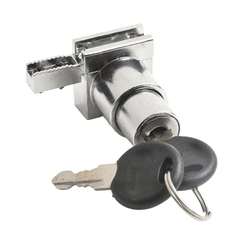 Slidi Glasschrankschloss für 5–8 mm Paneele, Zinklegierung, Vitrinentürschloss mit 2 Schlüsseln, kein Bohren, Glasvitrinenschloss für Theken oder Schranksicherungen im Heim- und Einzelhandel Slidi Glasschrankschloss für 5–8 mm Paneele, Zinklegierung, Vitrinentürschloss mit 2 Schlüsseln, kein Bohren, Glasvitrinenschloss für Theken oder Schranksicherungen im Heim- und Einzelhandel von Gdfnmogo