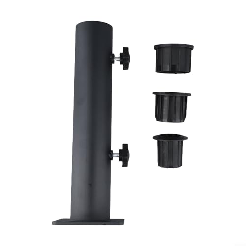 Sonnenschirm-Standrohr mit Reduzierhülsen für 48 mm/38 mm/32 mm Gartenschirmstangen – Edelstahl-Basisständer mit sicherem Knopfmechanismus für den Außenbereich und Terrasse Sonnenschirm-Standrohr mit Reduzierhülsen für 48 mm/38 mm/32 mm Gartenschirmstangen – Edelstahl-Basisständer mit sicherem Knopfmechanismus für den Außenbereich und Terrasse von Gdfnmogo
