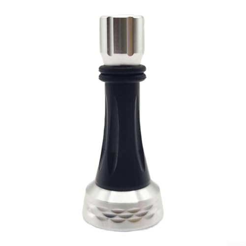 Standgriff Balance mit Wellen-Diamantmuster und Eloxierungsbehandlung für Forstella, Forstradic, für Twin Power Baitcast-Rollen und zusätzliche kompatible Modelle (schwarz) von Gdfnmogo