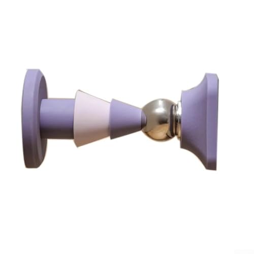 Starker magnetischer Anti-Kollisions-Silikon-Türstopper mit Boden-Saugnapf, für Zuhause, Büro und gewerbliche Nutzung auf Fliesen-, Holz- und Glasoberflächen (lila) von Gdfnmogo