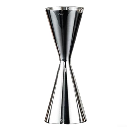 Stilvoller Cocktail-Messbecher aus Edelstahl, perfekt für Barkeeper und Home Mixology (45/60 ml) von Gdfnmogo