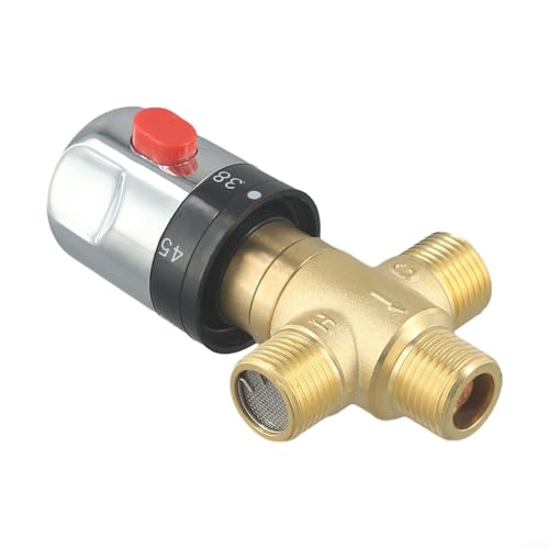 Thermostat-Mischventil mit Messingkörper für Küche und Bad, konstante Wasserdurchflussregulierung für Sicherheit und Komfort Thermostat-Mischventil mit Messingkörper für Küche und Bad, konstante Wasserdurchflussregulierung für Sicherheit und Komfort von Gdfnmogo