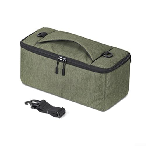 Tragetasche für Angelrollen mit schützender Trennwand für Baitcasting und Rollen, wasserdichtes Nylon und stoßdämpfende Perlbaumwolle innen (43 x 26 x 19 cm) von Gdfnmogo