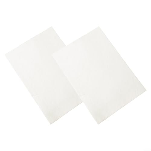 Tür-Push-Platte aus Edelstahl für Innen- und Außentüren mit vorgestanzten Befestigungslöchern, Silber-Finish, 2 Stück (2 Stück) von Gdfnmogo