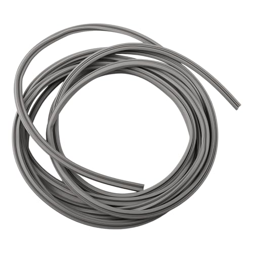 Türdichtungsstreifen aus Gummi, wetterfest, für Zuhause, Büro, für Rahmen, 5 m, 10 mm, Weiß von Gdfnmogo