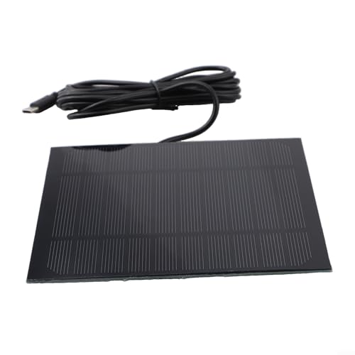 Typ-C-Solarmodul-Ladegerät, 3, 5 W, zum Aufladen von Handys, Kameras und Gartenleuchten im Freien von Gdfnmogo
