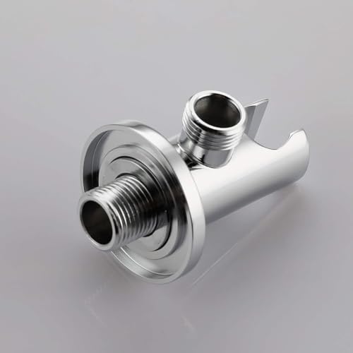 Wandmontierter Duschkopfhalter mit Messingbrauseschlauchanschluss, Mae schwarze runde Wandhalterung, G1/K Duschanschluss für Handbrause und Bidet-Sprüher Wandhalter Wandmontierter Duschkopfhalter mit Messingbrauseschlauchanschluss, Mae schwarze runde Wandhalterung, G1/K Duschanschluss für Handbrause und Bidet-Sprüher Wandhalter von Gdfnmogo