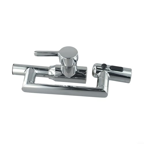 Waschbeckenarmatur mit Digitalanzeige, 360 Grad drehbar, abstimmbar, multifunktional, Strahlsprüher mit Monitor, silberfarben Waschbeckenarmatur mit Digitalanzeige, 360 Grad drehbar, abstimmbar, multifunktional, Strahlsprüher mit Monitor, silberfarben von Gdfnmogo