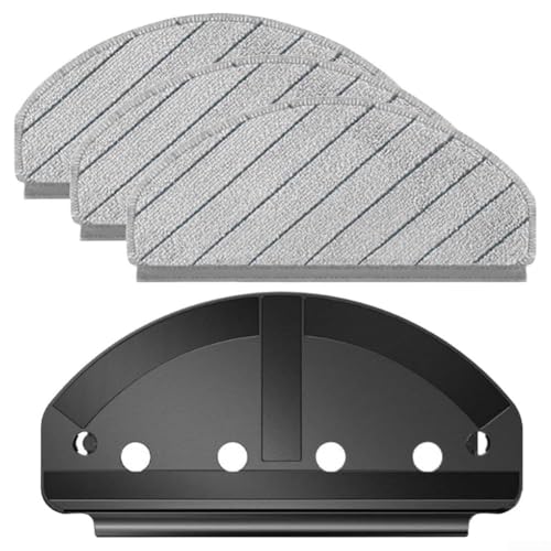 Wischmopp-Aufsatz für N20 N20+ Pro Plus Staubsauger Wischtuchhalterung Halter Tablett mit 3 Mikrofaser-Reinigungstüchern Ersatzteile Zubehör von Gdfnmogo