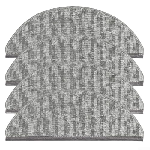 Wischtuch-Ersatz für Q10 X-5+ Q10P Q10P+ Q8 Max Pro Staubsaugerteile, Mikrofaser-Reinigungszubehör, kompatibel mit Roboter-Staubsauger, 4 Stück Wischtuch-Ersatz für Q10 X-5+ Q10P Q10P+ Q8 Max Pro Staubsaugerteile, Mikrofaser-Reinigungszubehör, kompatibel mit Roboter-Staubsauger, 4 Stück von Gdfnmogo