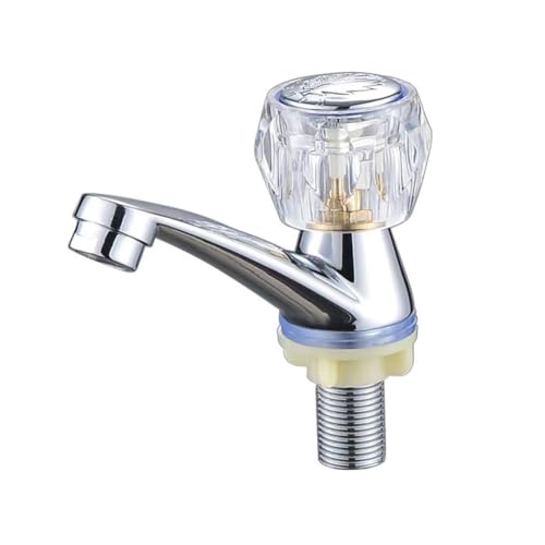 Zinklegierung Sile Hole Waschtischarmatur - Kaltwasser-Baroom Waschbecken Wasserhahn mit wassersparendem und auslaufsicherem Design, Anti-Rost-Finish, ideal für Waschtisch, Waschküche, Balkon oder von Gdfnmogo