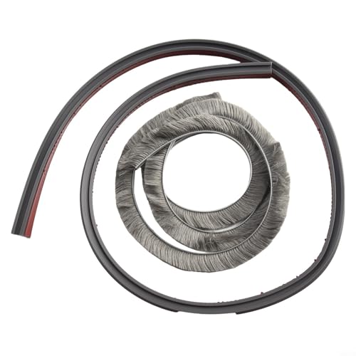 for Gdfnmogo Türbodendichtungsstreifen, Zugluftstopper, schalldichte Isolierung, Wetterabisolierung, TPE, Türdichtungsstreifen, Weiß, Schwarz, Braun (Grau), 100 cm von Gdfnmogo