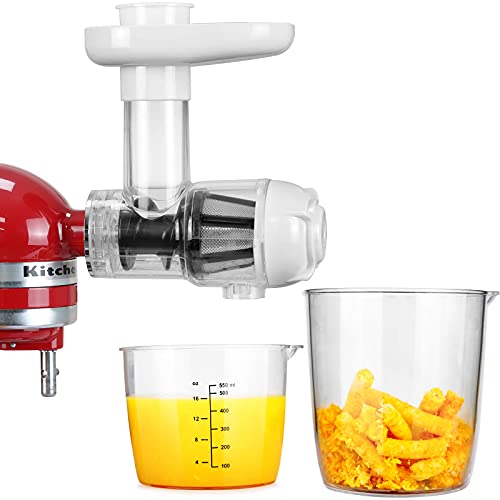 Gdrtwwh Slow Juicer Entsafter Aufsatz für KitchenAid Standmixer, zum Entsaften von Gemüse und Obst von Gdrtwwh