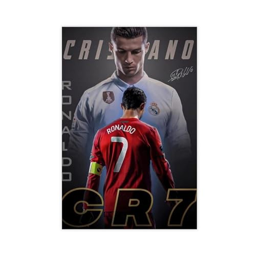 GeDiz Cristiano Ronaldo Poster auf Leinwand, Wandkunst, Dekor, Bild, Gemälde für Wohnzimmer, Schlafzimmer, Dekoration, ungerahmt, 30 x 45 cm von GeDiz