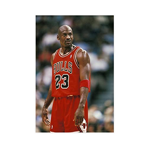 GeDiz Della Stella Del Basket Michael Jordan Poster (6) Leinwand Poster Wandkunst Dekor Druck Bild Gemälde für Wohnzimmer Schlafzimmer Dekoration ungerahmt 50 x 75 cm von GeDiz