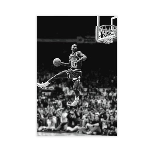 GeDiz Michael Jordan Poster (9) Leinwand Poster Wandkunst Dekor Druck Bild Gemälde für Wohnzimmer Schlafzimmer Dekoration ungerahmt 20 x 30 cm von GeDiz