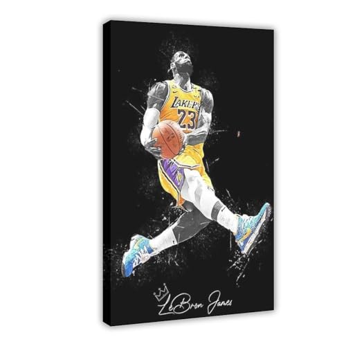 GeDiz Super Basketball Star Sport Poster LeBron James Leinwand Poster Wandkunst Dekor Druck Bild Gemälde für Wohnzimmer Schlafzimmer Dekoration Rahmenstil 20 x 30 cm GeDiz Super Basketball Star Sport Poster LeBron James Leinwand Poster Wandkunst Dekor Druck Bild Gemälde für Wohnzimmer Schlafzimmer Dekoration Rahmenstil 20 x 30 cm von GeDiz