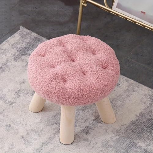 GeFSDOU Blumenhocker Fußhocker Schuhwechselsofa Couchtisch Niedrig Klein Rund Hocker Wohnzimmer Schlafzimmer GeFSDOU Blumenhocker Fußhocker Schuhwechselsofa Couchtisch Niedrig Klein Rund Hocker Wohnzimmer Schlafzimmer von GeFSDOU
