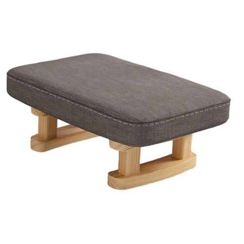 GeFSDOU Gepolsterter Fußhocker, Bank, Schuhe, Wickelstuhl, moderner rechteckiger Stuhl, Tritthocker für Büro, Spielzimmer, Schlafzimmer, Esszimmer, Wohnzimmer von GeFSDOU