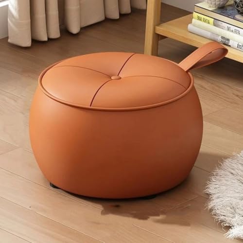 GeFSDOU Haushalts-niedrig für Schuhe, rund, leicht, luxuriös, Sitzblock, Wohnzimmer, Sofa, Couchtisch, einfacher Kürbishocker GeFSDOU Haushalts-niedrig für Schuhe, rund, leicht, luxuriös, Sitzblock, Wohnzimmer, Sofa, Couchtisch, einfacher Kürbishocker von GeFSDOU