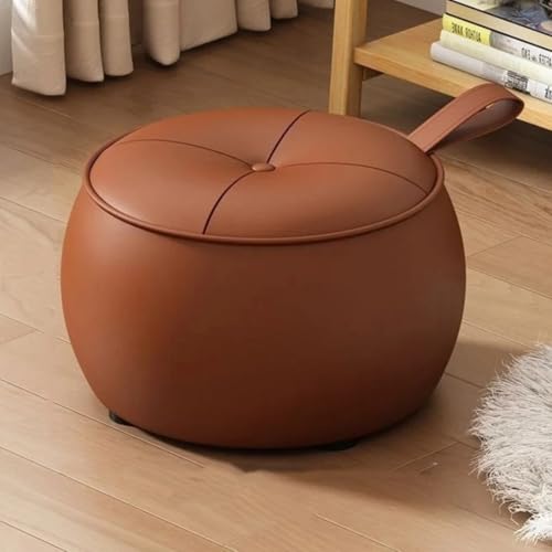 GeFSDOU Haushalts-niedrig für Schuhe, rund, leicht, luxuriös, Sitzblock, Wohnzimmer, Sofa, Couchtisch, einfacher Kürbishocker GeFSDOU Haushalts-niedrig für Schuhe, rund, leicht, luxuriös, Sitzblock, Wohnzimmer, Sofa, Couchtisch, einfacher Kürbishocker von GeFSDOU