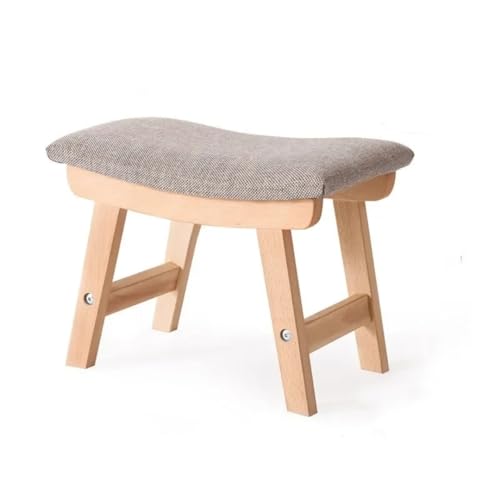 GeFSDOU Home Creative Bench Simple Solid Wood Home Shoe Changing Stool Living Room Foot Fabric Low Stool Chair Designer Chair GeFSDOU Home Creative Bench Simple Solid Wood Home Shoe Changing Stool Living Room Foot Fabric Low Stool Chair Designer Chair von GeFSDOU