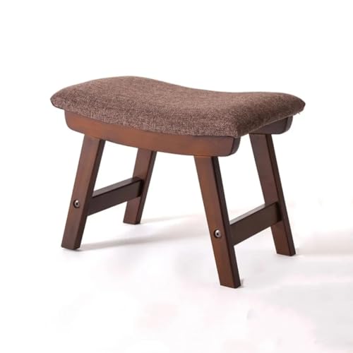 GeFSDOU Home Creative Bench Simple Solid Wood Home Shoe Changing Stool Living Room Foot Fabric Low Stool Chair Designer Chair GeFSDOU Home Creative Bench Simple Solid Wood Home Shoe Changing Stool Living Room Foot Fabric Low Stool Chair Designer Chair von GeFSDOU