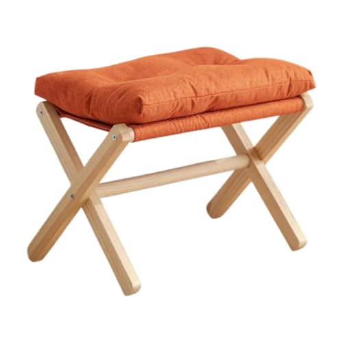GeFSDOU Kompakter Fußstützenhocker mit Holzsockel für Wohnzimmer und Schlafzimmer GeFSDOU Kompakter Fußstützenhocker mit Holzsockel für Wohnzimmer und Schlafzimmer von GeFSDOU