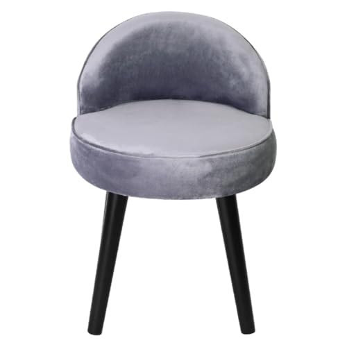 GeFSDOU Moderner Samt Schminktisch Hocker Klavierhocker mit Massivholzbeinen GeFSDOU Moderner Samt Schminktisch Hocker Klavierhocker mit Massivholzbeinen von GeFSDOU