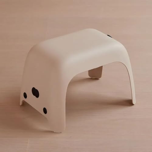 GeFSDOU Niedlicher Katzenhocker, Badezimmer, Duschhocker, rutschfest, kurzer Stuhl, Wohnzimmer, Schuhwickelstuhl, Haushalt, platzsparende Möbel von GeFSDOU