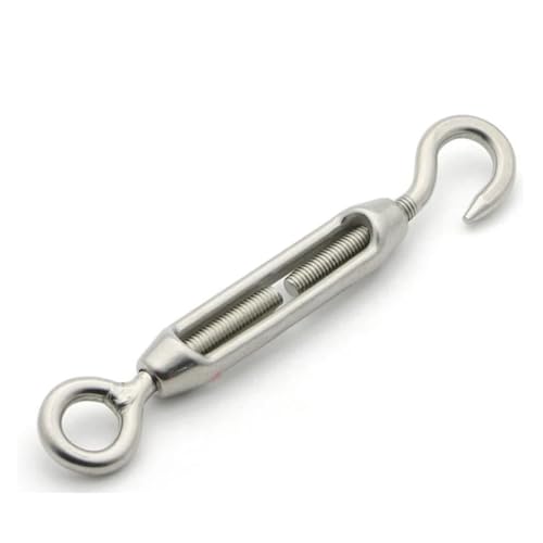 Drahtseilspanner, 304 Edelstahl Haken & Öse Spannschloss Drahtseil Spannvorrichtung Drahtseilspanner, 304 Edelstahl Haken & Öse Spannschloss Drahtseil Spannvorrichtung von GeOinQL