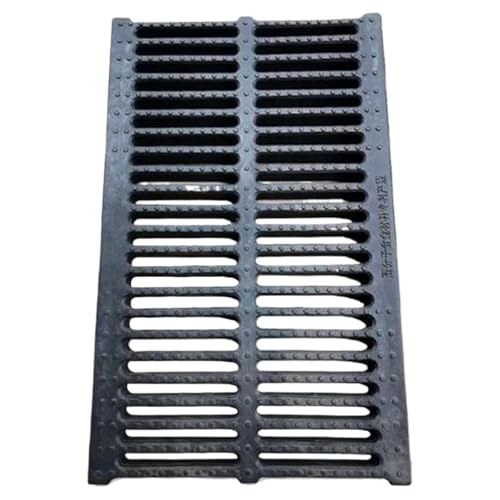 GeOinQL Graben Drain Cover, Rechteckige Brunnengraben-Entwässerungsgitter for Einfahrten, Hofbodentrog,(50 * 40 * 3cm) von GeOinQL